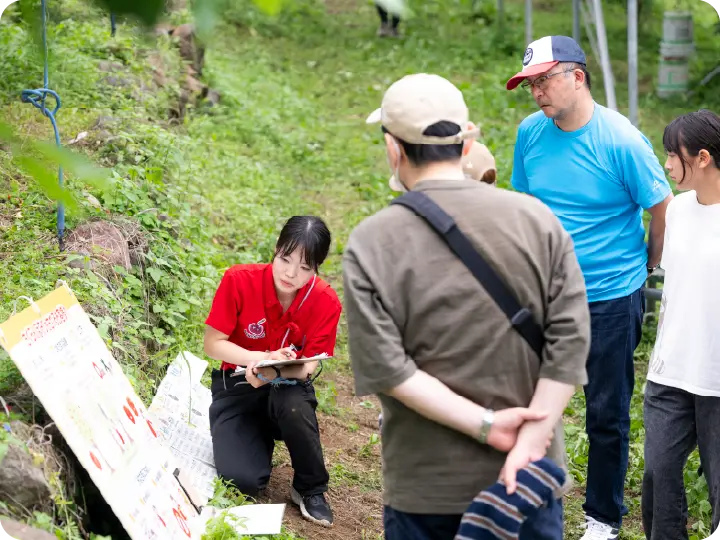 さくらんぼ狩りの当日の流れ 3 さくらんぼ狩りの説明